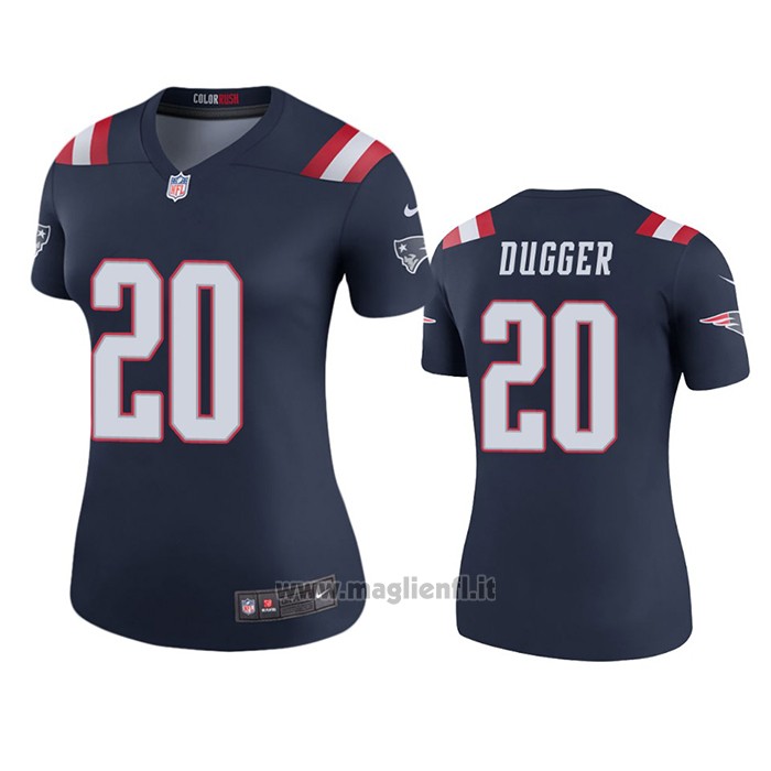 Maglia NFL Legend Donna New England Patriots Kyle Dugger Blu Color Rush